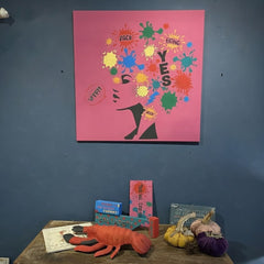 peinture à la craie yellowchair no. 2 / deux / bleu