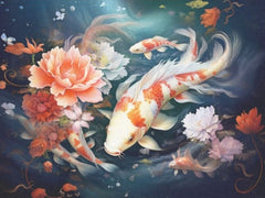Koi Pond 1 – Seidenpapier Stärke 18 llb