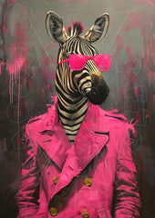 Zebra Style Decoupage - Reispapier Stärke 60g/m²