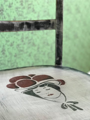 Stencil - Black Forest woman