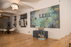 Workshop "WallART goes canvas" or "WallART at Homeoffice" with yellowchair chalk paint