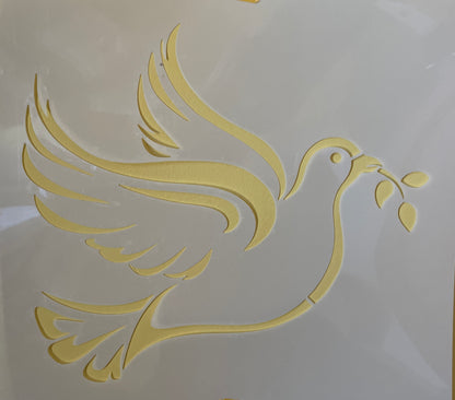 Stencil "Peace Dove" XL - WE DONATE