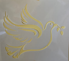 Pochoir "Peace Dove" XL - NOUS FAISONS UN DON