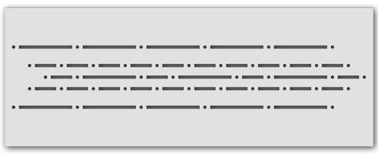 Schablone - Lineatur