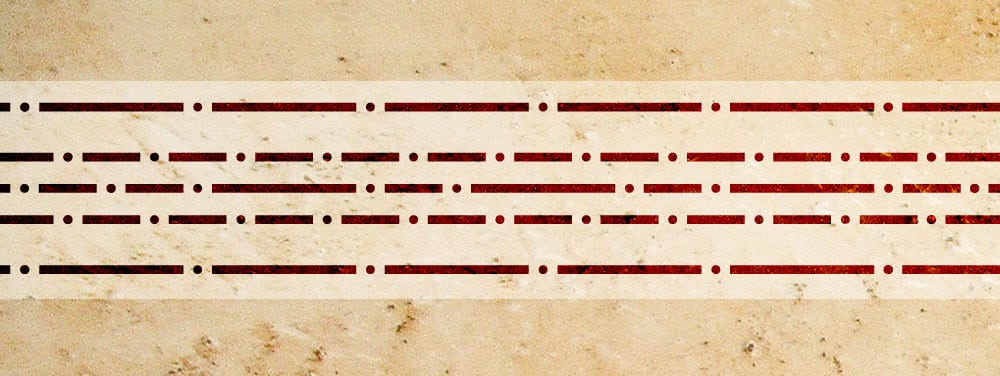 Schablone - Lineatur