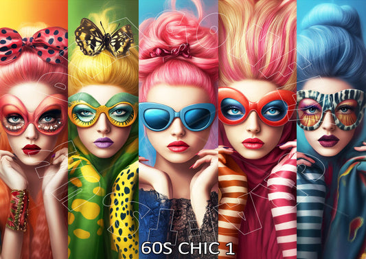 60s Chic 4 – Reispapier 40g/m²