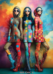 60s Chic 4 – Reispapier 40g/m²