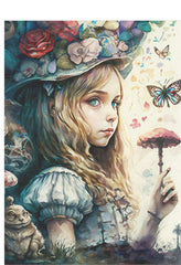 Alice Magische Pilze - Seidenpapier  Stärke 26,6 g/m²