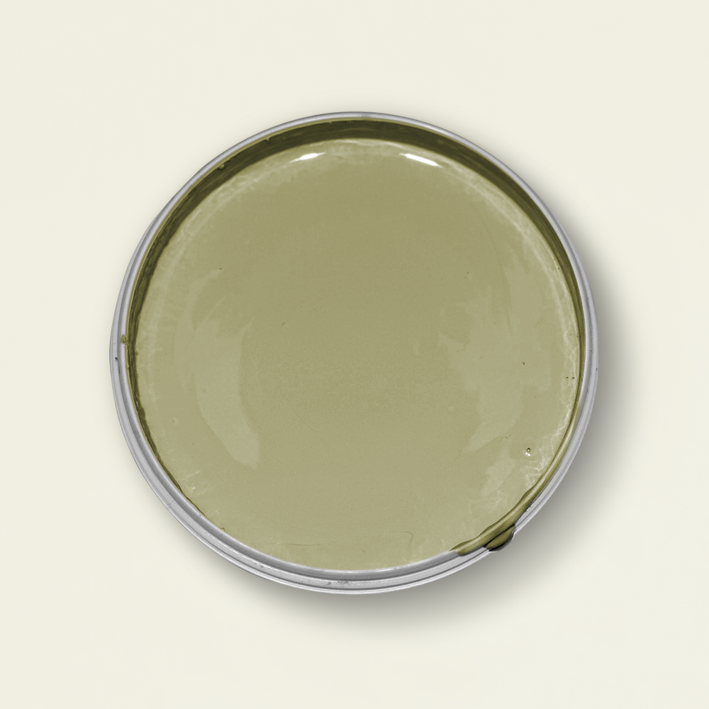 Blick in die offene Dose Yellwochair Nr. 375 Olive