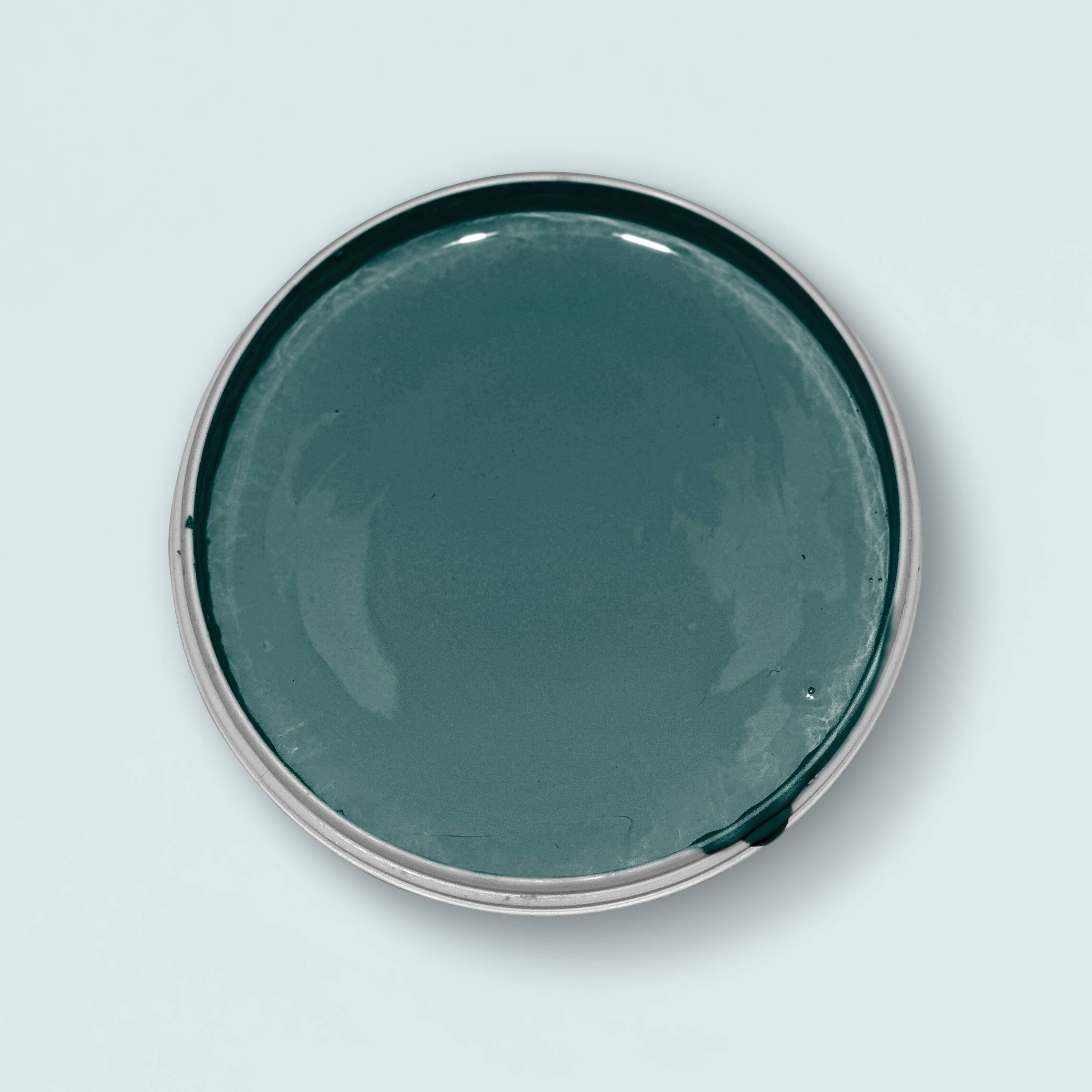 Blick in die geöffnete Yellowchair Kreidefarbe Dose Nr. 380 B