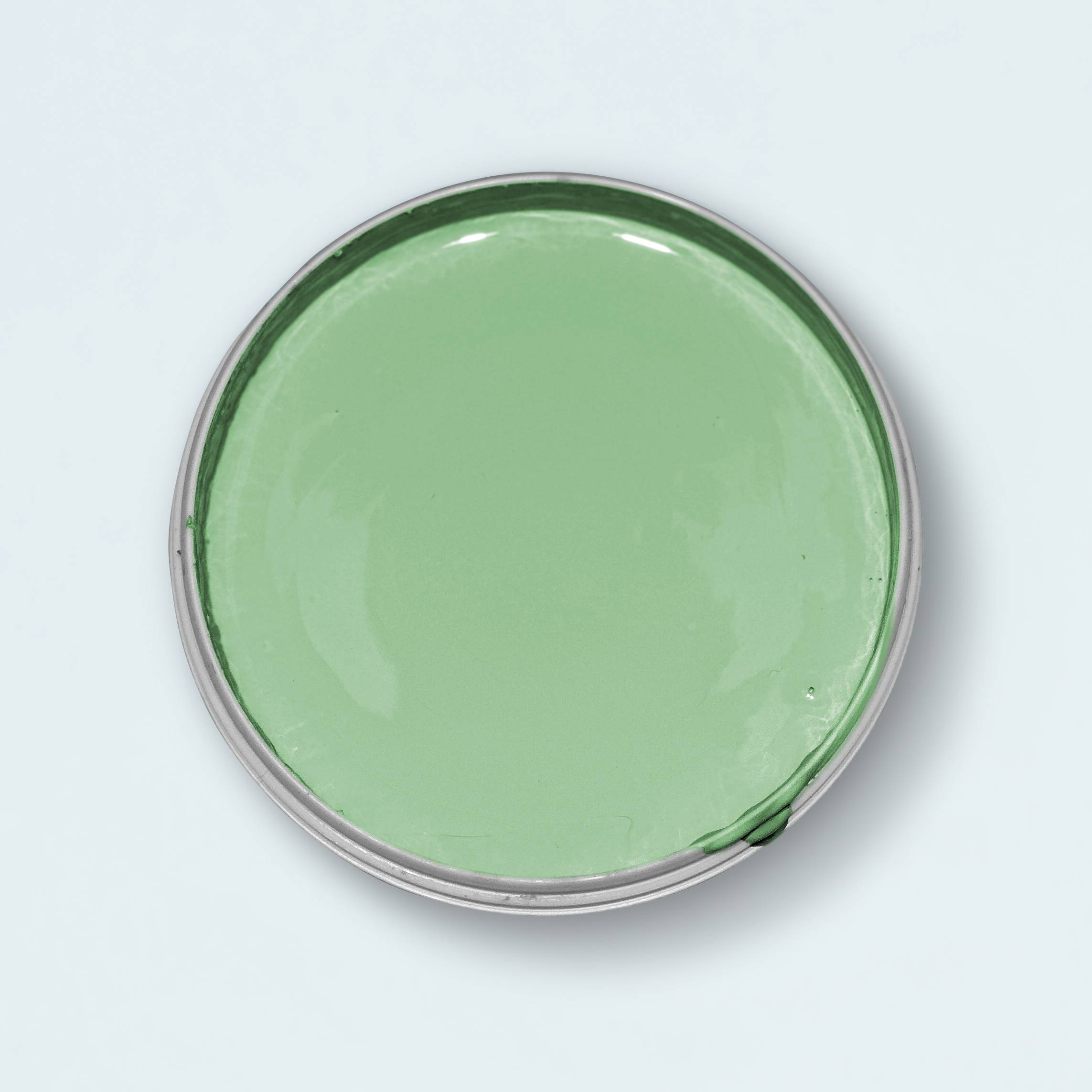 Blick in die geöffnete Yellowchair Kreidefarbe Dose Nr. 60