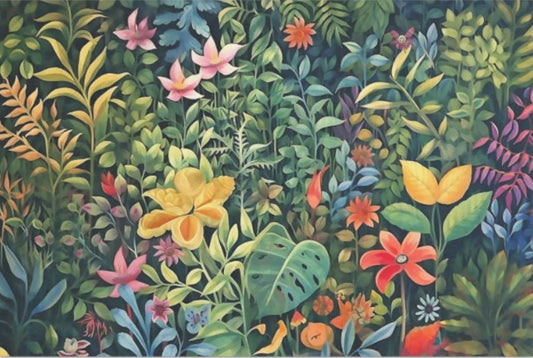 Jungle Foliage 2 - Seidenpapier  Stärke 18 llb