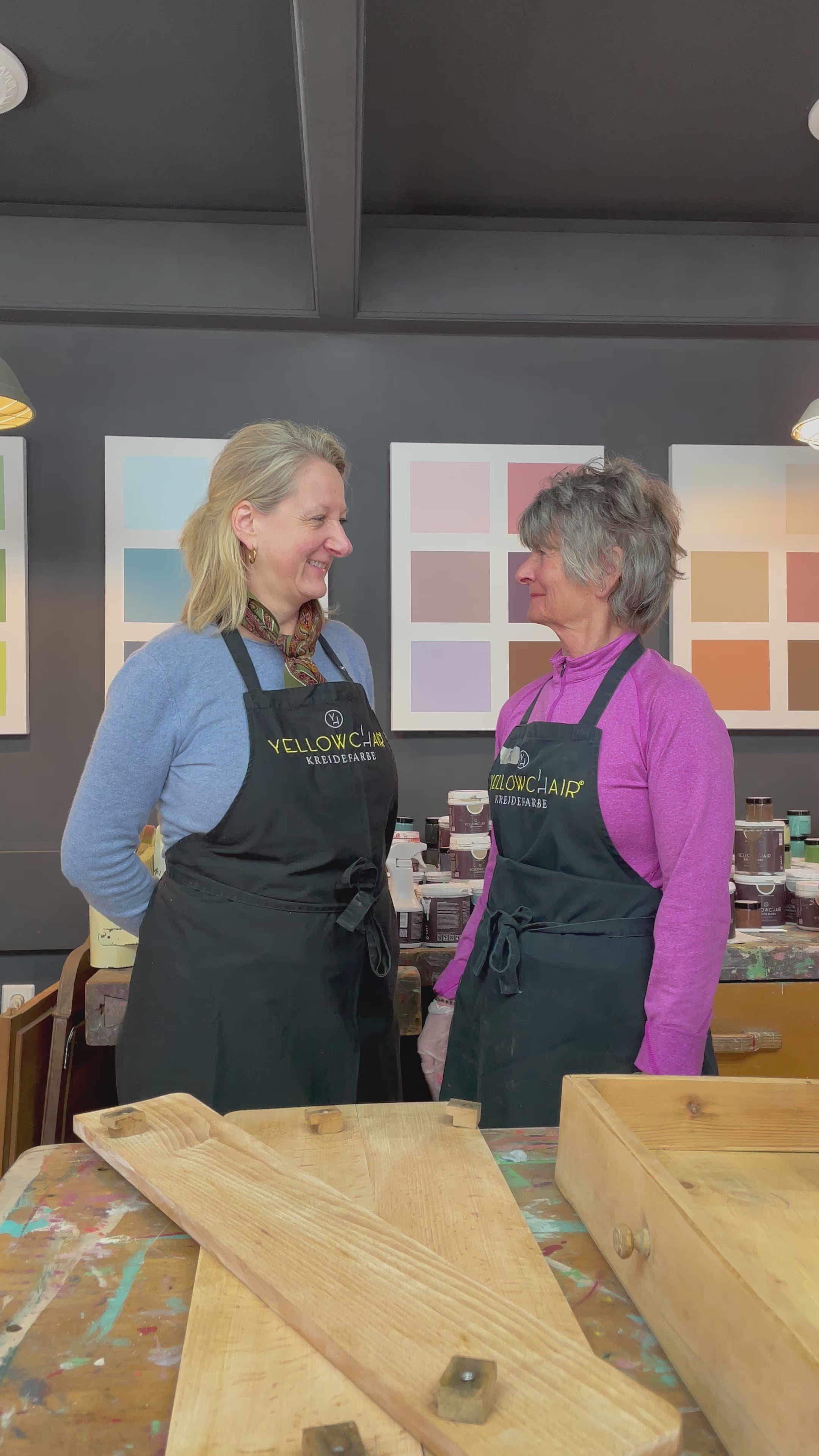 Atelier "Concevoir des meubles avec de la peinture à la craie jaune et de la cire" à Riegel