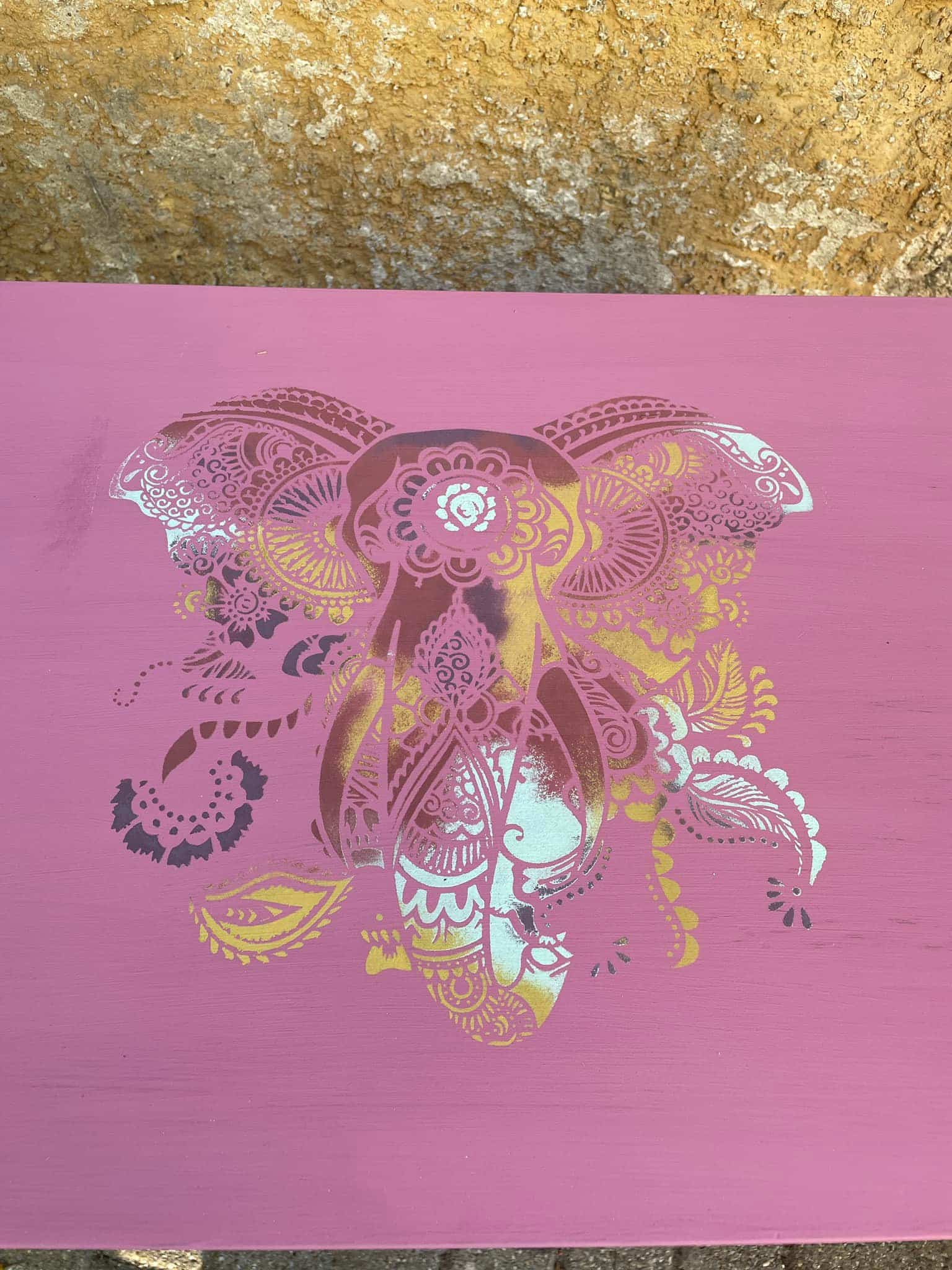 Schablone - Elefanto India