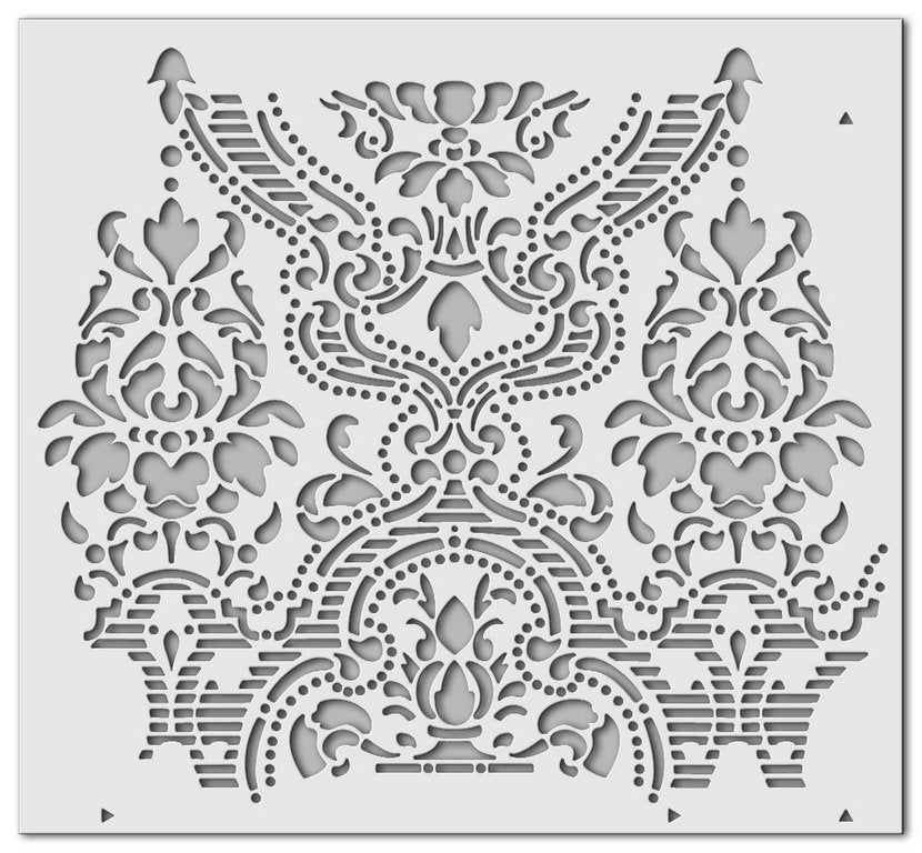 Wall stencil - bouquet of flowers