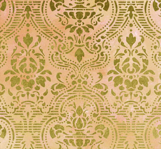 Pochoir mural - bouquet de fleurs