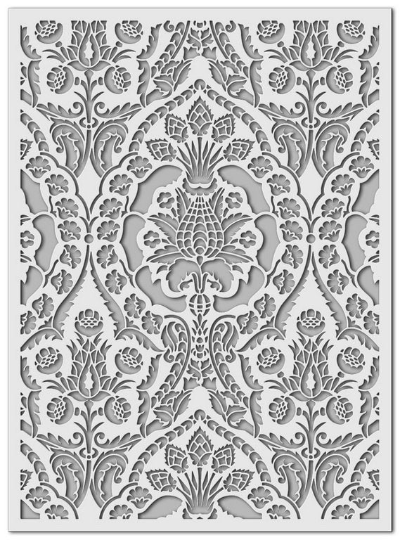 Pochoir mural - Garden Party