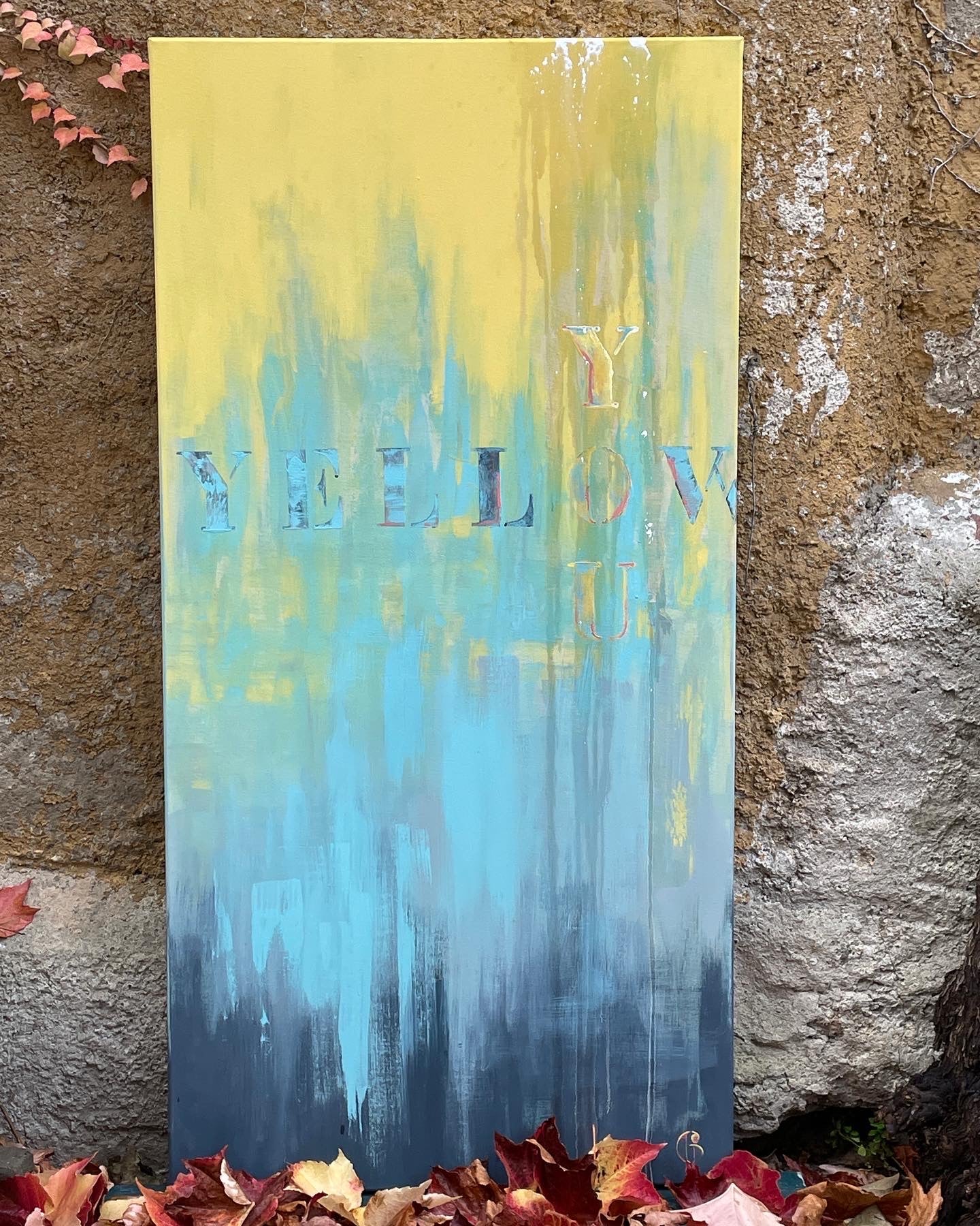 Workshop "WallART goes canvas" or "WallART at Homeoffice" with yellowchair chalk paint