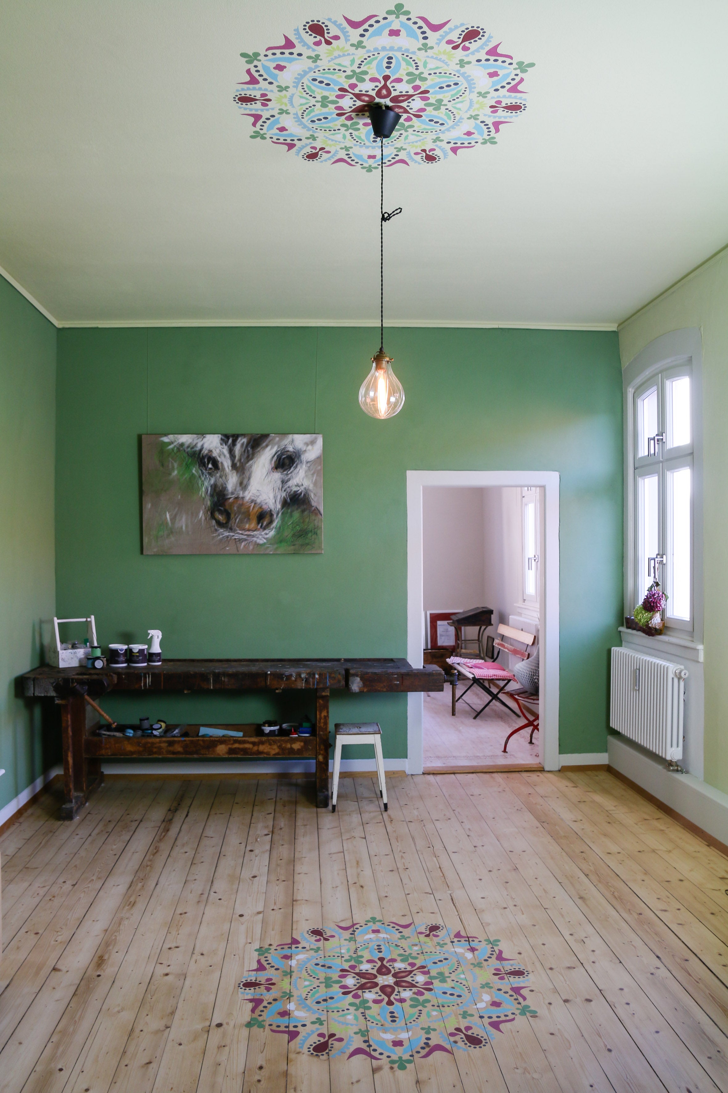 Ökologische Kreidefarbe grün online kaufen