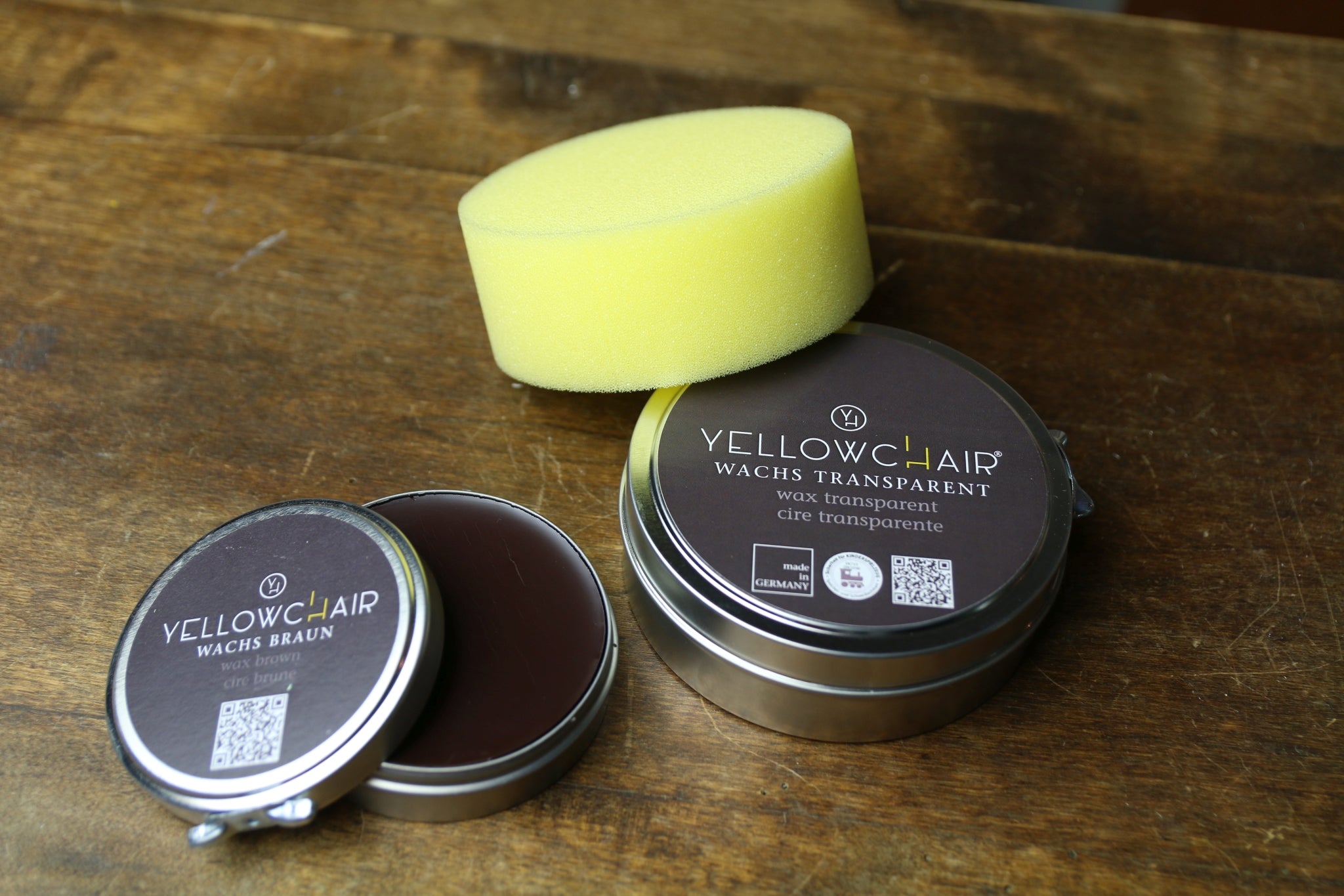 ensemble de cire "marron"