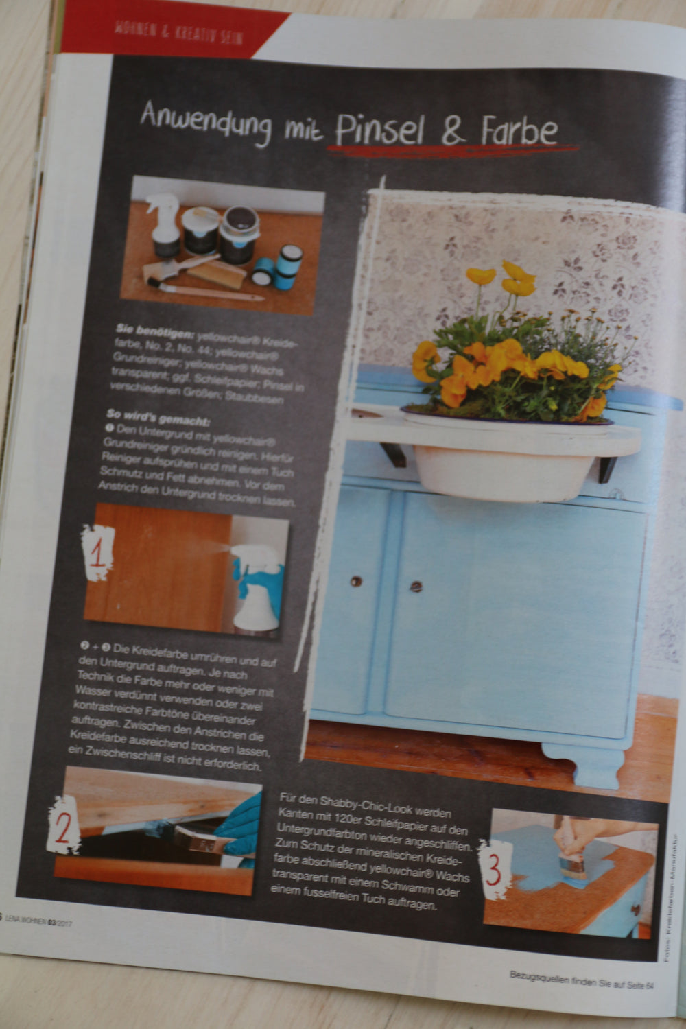 Ökologische Kreidefarbe pastellblau online kaufen