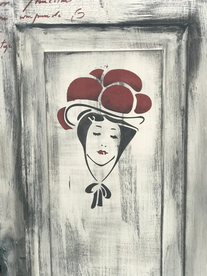 Stencil - Black Forest woman