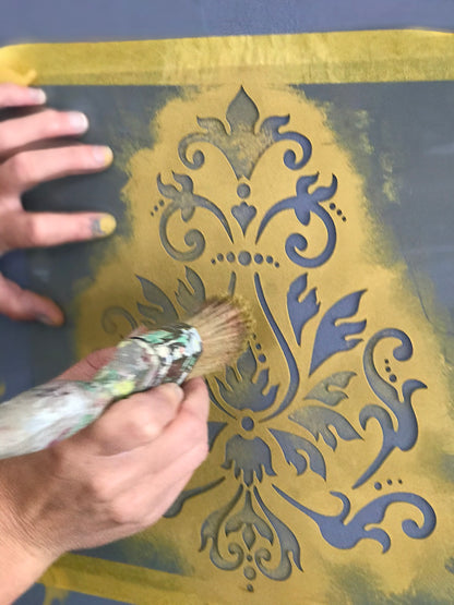 Workshop WallART with yellowchair chalk paint
