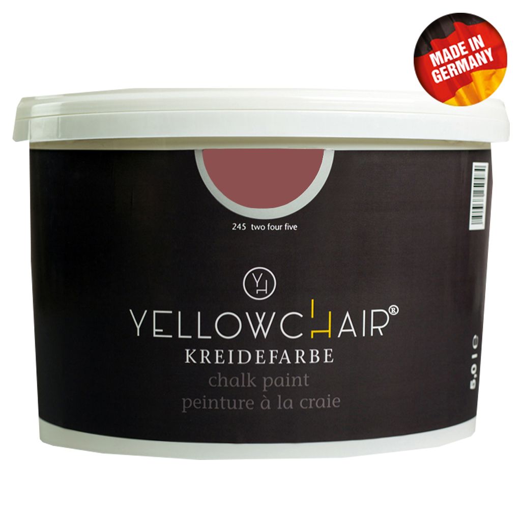 peinture à la craie yellowchair no. 245 / deux quatre cinq / rouge suédois