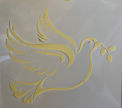 Pochoir "Peace Dove" S - NOUS FAISONS UN DON